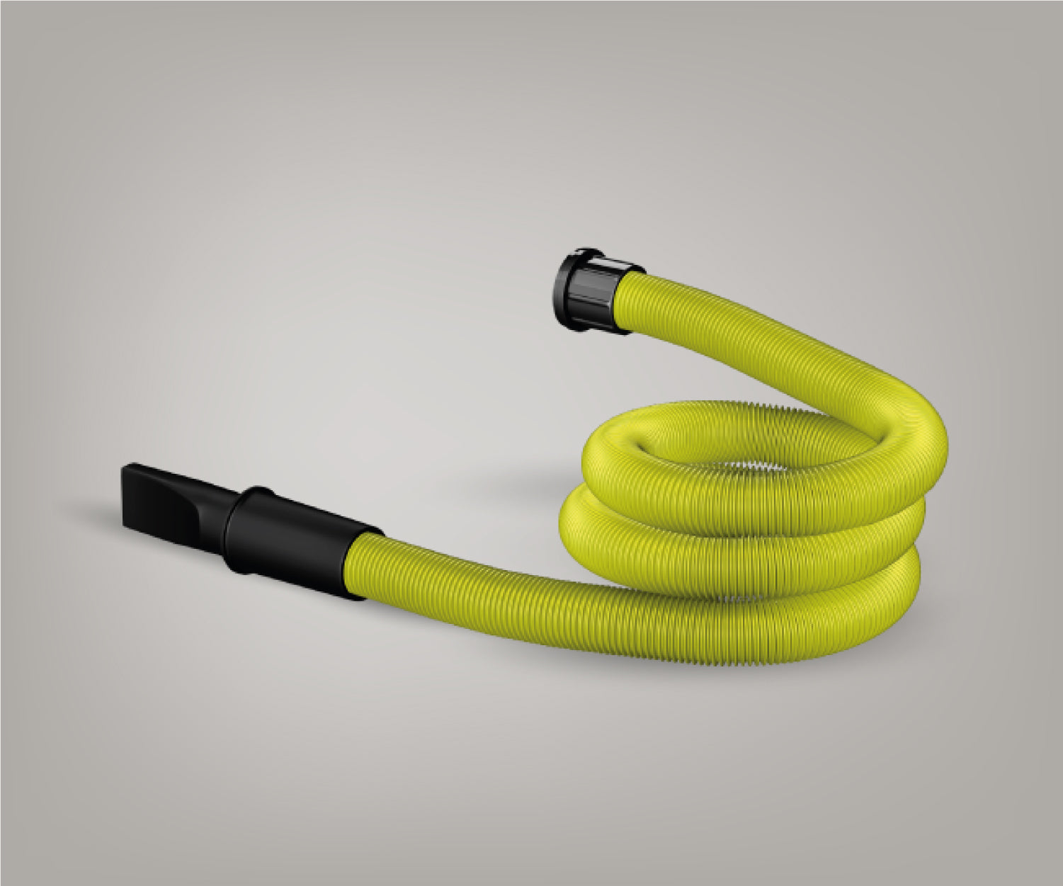 BigBoi BLOWR 9M hose showing flexible, durable black hose with reinforced connectors for air or fluid transfer.