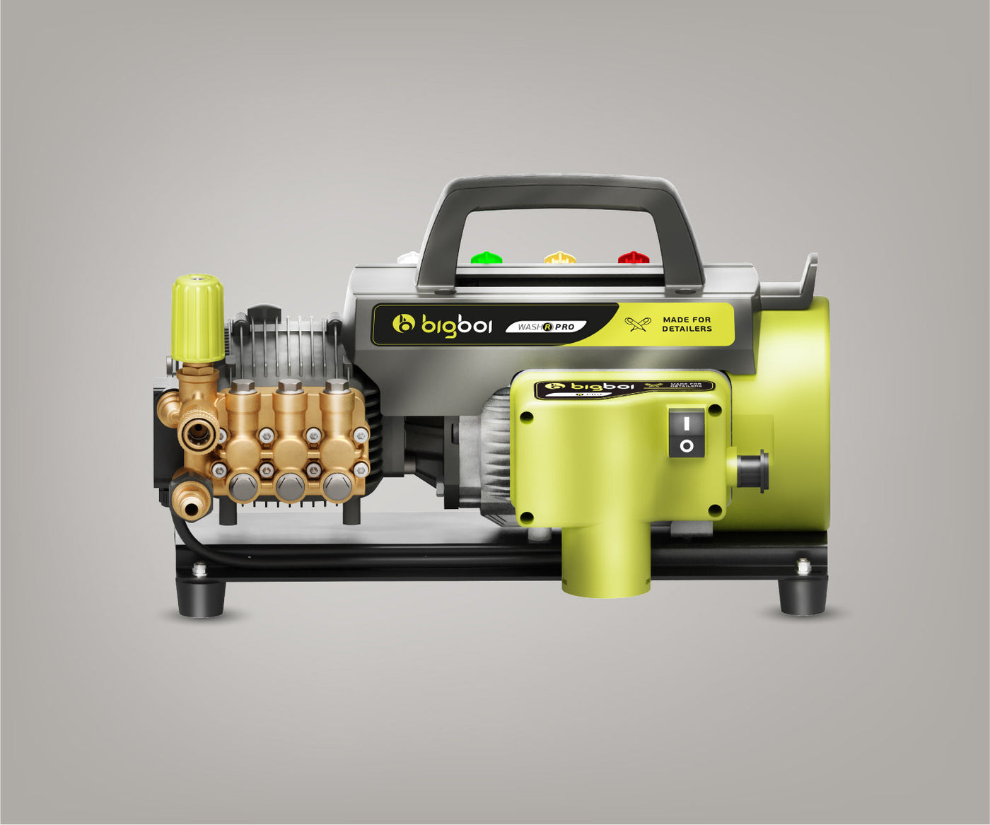 BigBoi WASHR PRO MKII WashR unit with digital controls and compact design for vehicle washing applications.