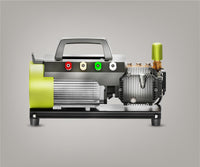 BigBoi WashR PRO MKII Kit showing the WashR device with attached cleaning attachments and accessories on a white background.