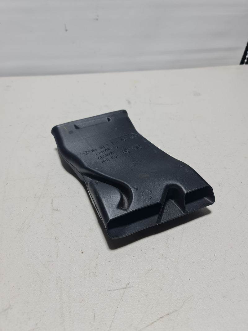 BMW F36 F30 F31 air consumption duct, engine air intake duct for 4 Series, part number 7241533, in black plastic.