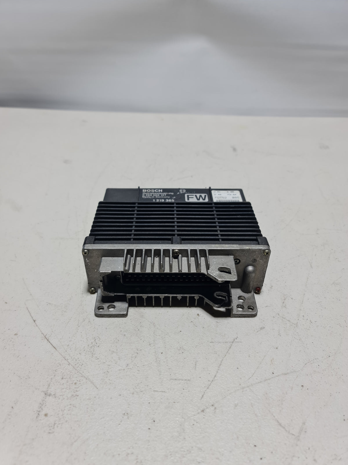 BMW 3 Series E36 automatic gearbox control module unit by Bosch, showing the electronic control component with connectors