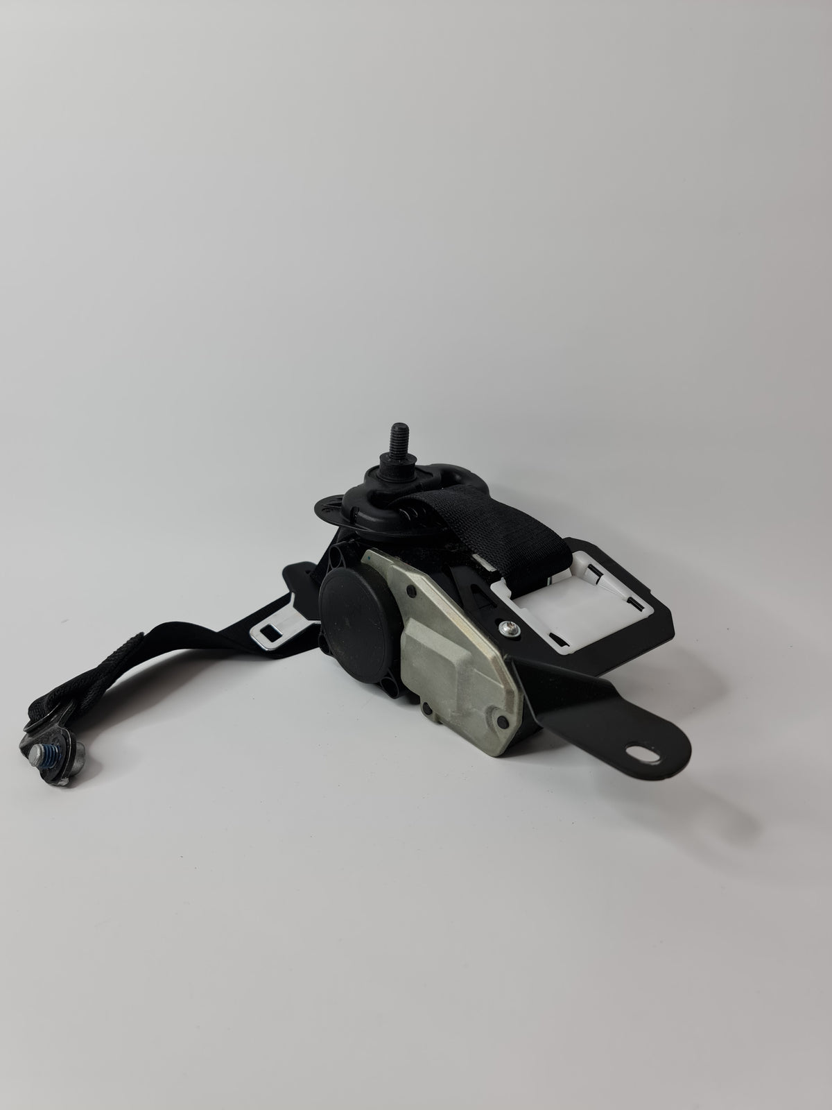 BMW 5 Series F10 black front right side seat belt, genuine replacement part for vehicle safety and interior fitment.