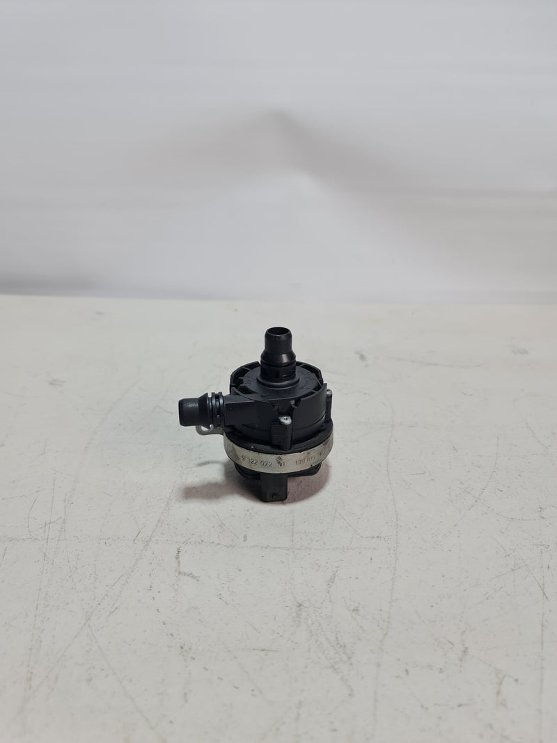 BMW auxiliary coolant pump clamp for 2015-2020 models, showing the sturdy metal clamp part in a close-up view.