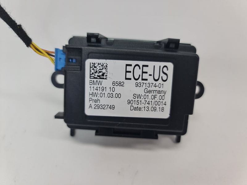 BMW F22 F30 F32 M3 M4 X5 iDrive navigation control unit with touch knob and NAV button, OEM part 65829371374.