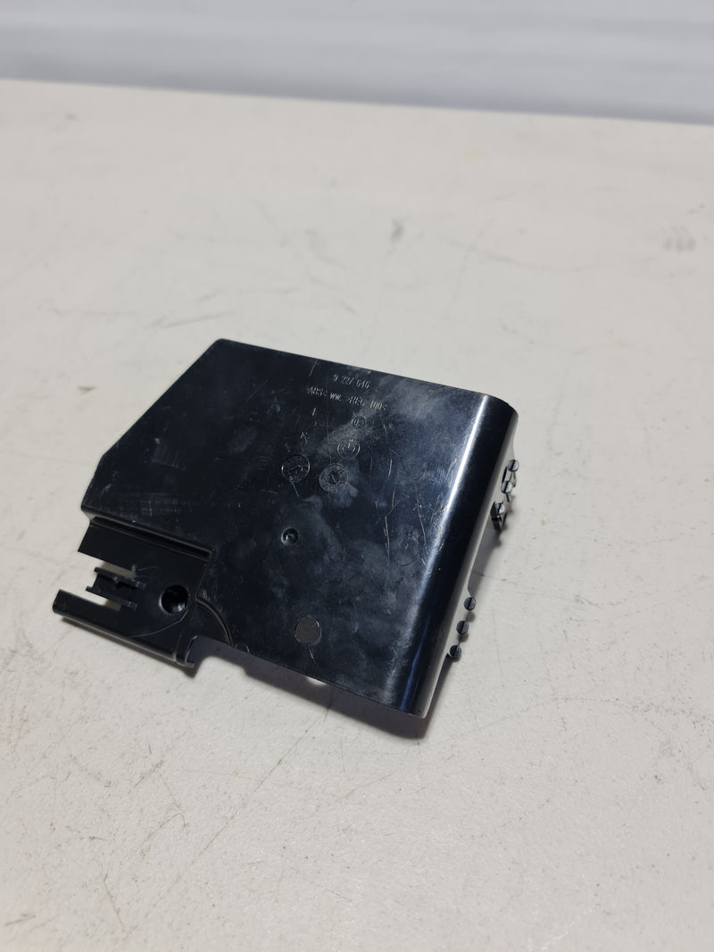 BMW F30 335i Active Hybrid control unit cover, OEM part, black plastic, designed for engine protection and aesthetic enhancement.
