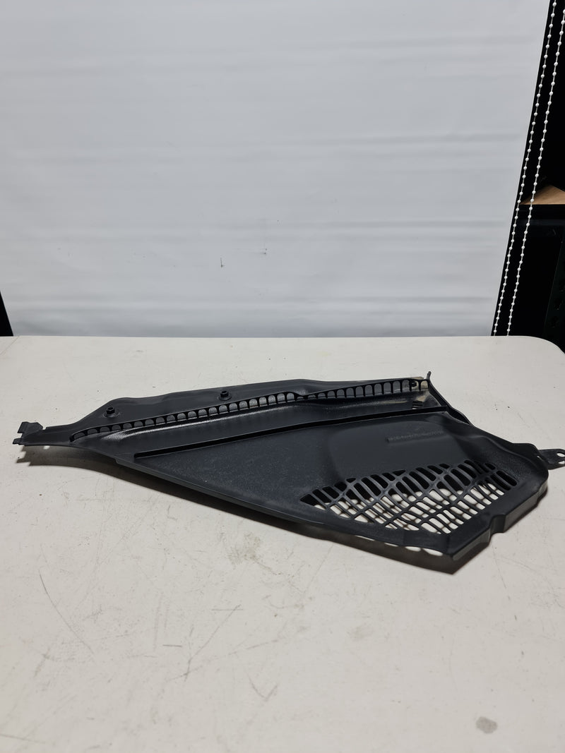 Genuine OEM BMW M2 Coupe F87 front left windshield cover cowl for RHD units, part number 64318059698.