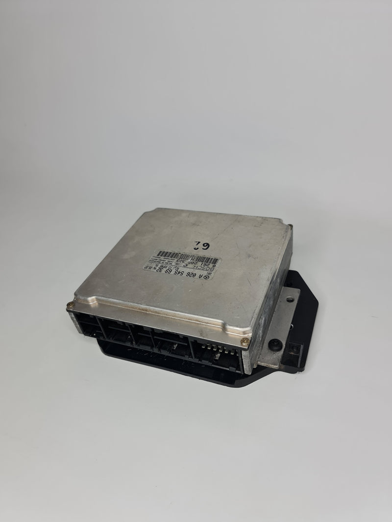 BMW engine control unit ECU for Mercedes S-Class W220 2003 4.3L engine, showing the ECU with labels and connectors.