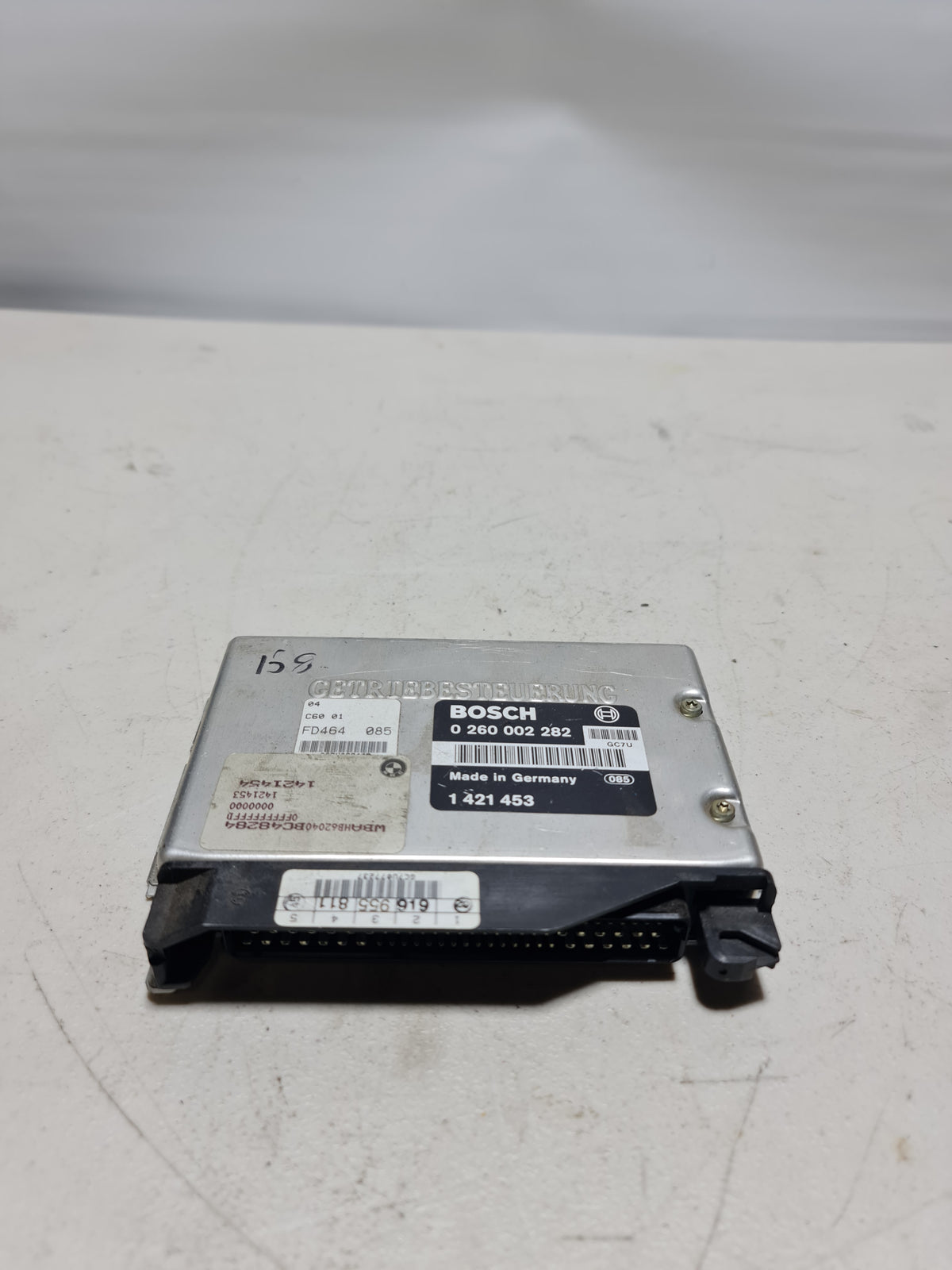 BMW exchange control unit EGS programmed, 24-60-1-422-468, with model numbers 1421454 and 1421453, for vehicle electronics.