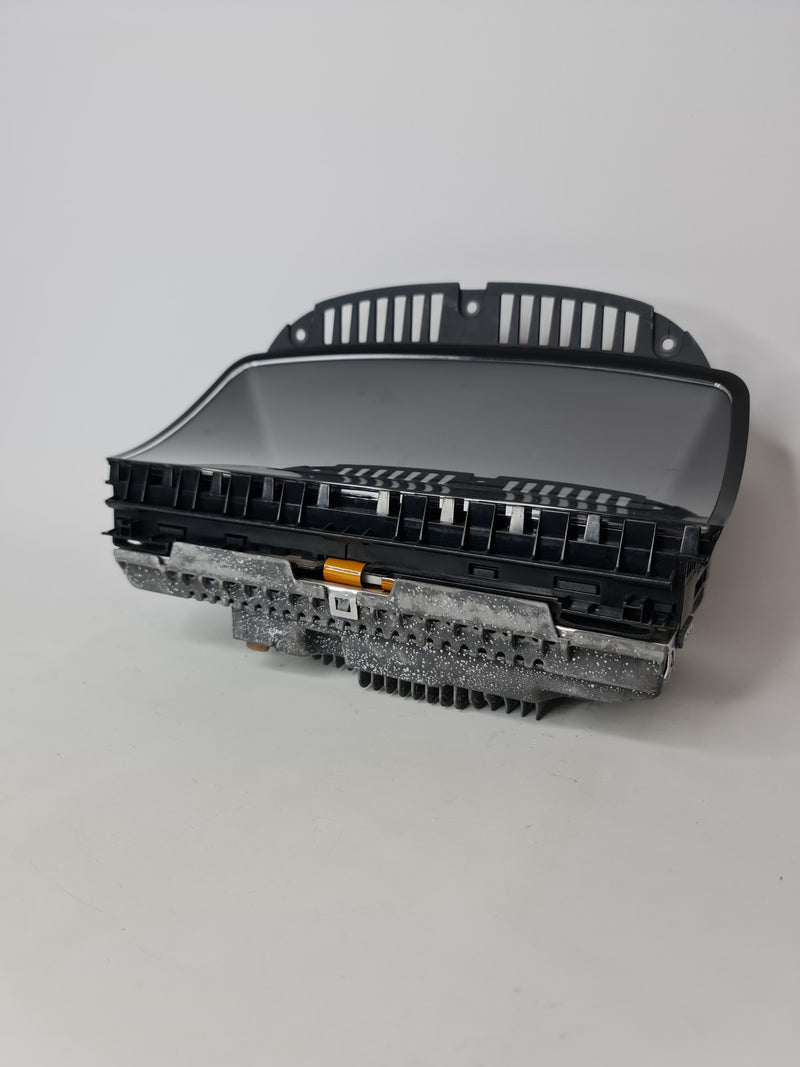 2006 BMW 750i GPS and T.V. screen in dash display showing digital interface and controls
