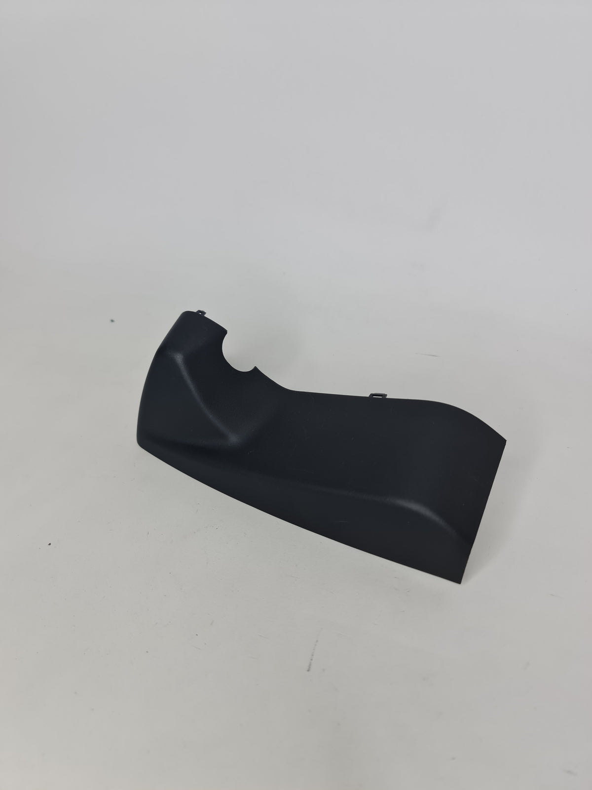 BMW 5 Series interior rear view mirror cover trim panel, black plastic with textured finish, for F10 model.