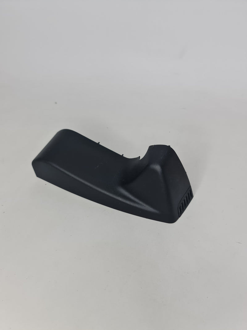 BMW X6 F16 interior rear view mirror surround cover trim in black, designed for 2015 model, with a sleek finish.