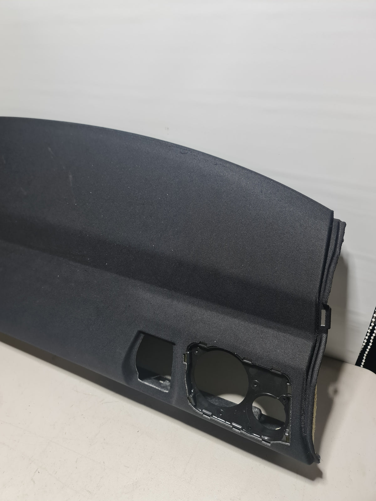 BMW rear window shelf, black plastic storage tray for rear windshield, fits BMW models with part number 51468068291