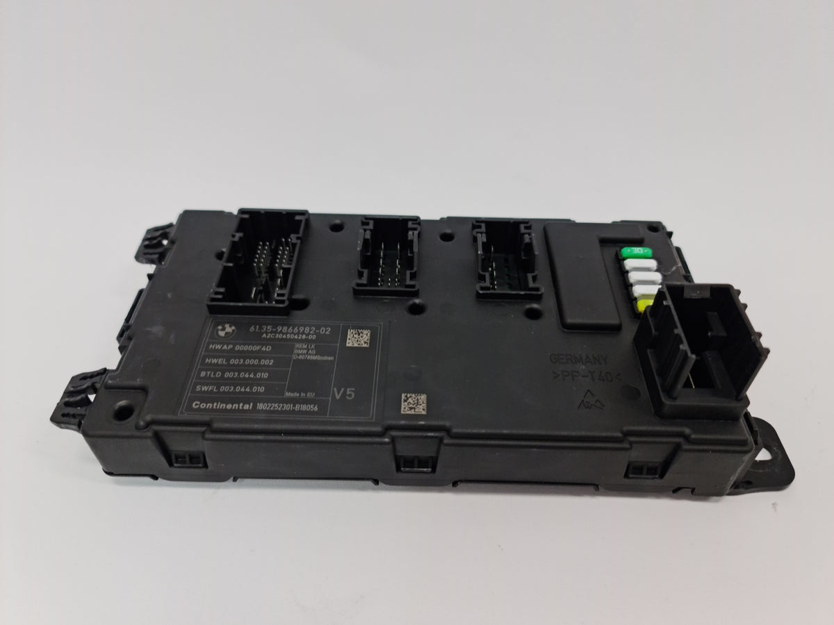 BMW F20 F22 F30 1 2 3 Series remote control module 61359866982, 9866982, 02, for vehicle key fob replacement or repair.