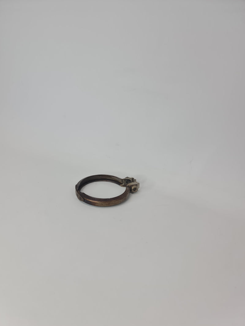 BMW screw clamp for 2007-2020 models, V-band clamp 11-65-7-620-508, metal securing component with threaded screw.
