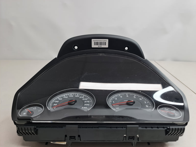 BMW M3 F80 2018 speedometer gauge instrument cluster with digital display and analog dials, showcasing the dashboard's instrument panel.
