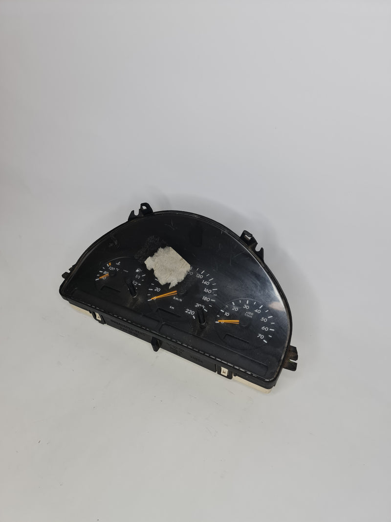 BMW speedometer for Mercedes-Benz ML W163 instrument cluster, showing speedometer gauge and digital display.