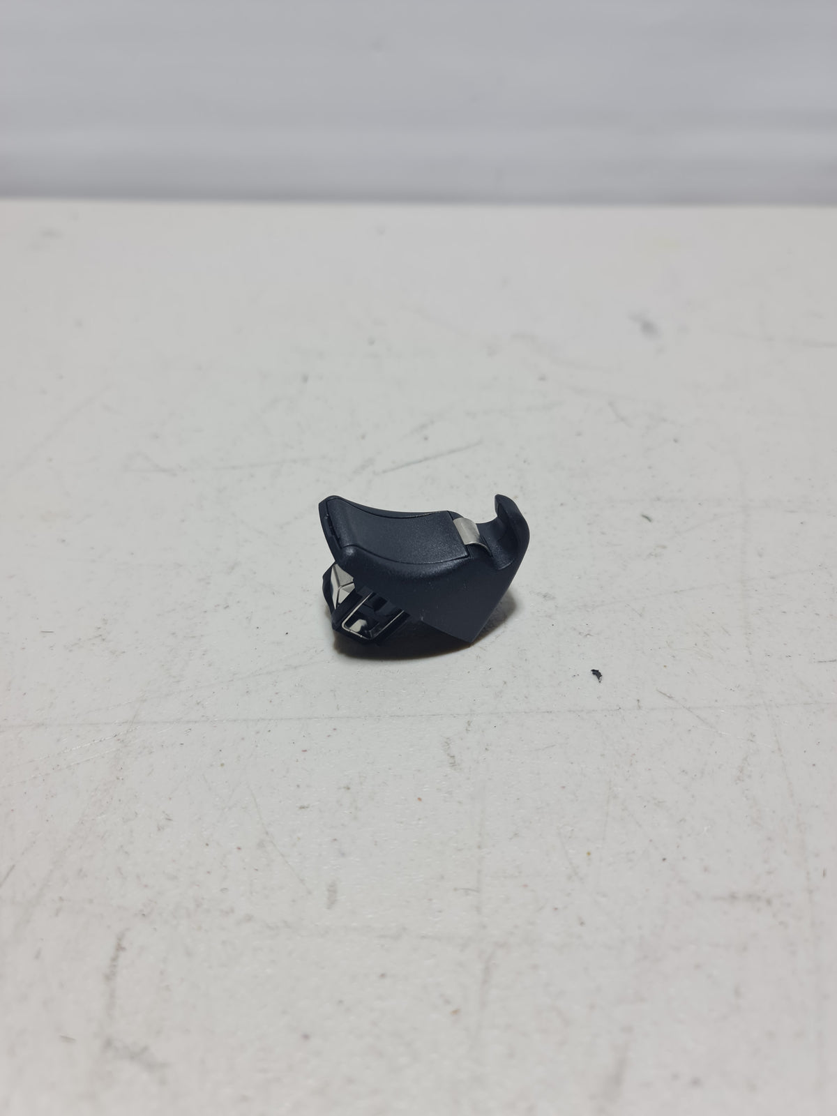 BMW 4 Series F36 sun visor holder pivot hinge clip bracket, showing the black plastic mounting component for 2019 models.