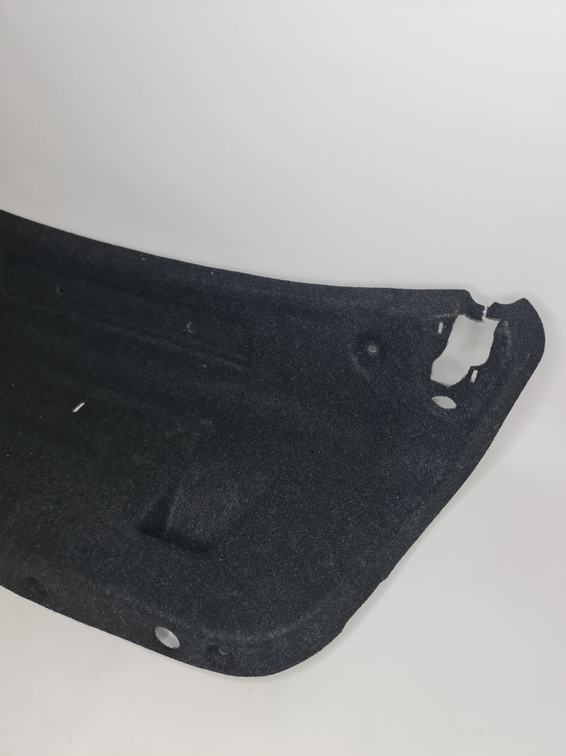 BMW trunk lid trim panel for 2014-2020 models, showing the sleek, black finish and precise fit for the vehicle's trunk lid.