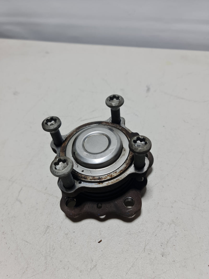 BMW front wheel hub with bearing for 2015-2020 models, part number 31-20-7-857-506, showing the hub assembly and bearing.