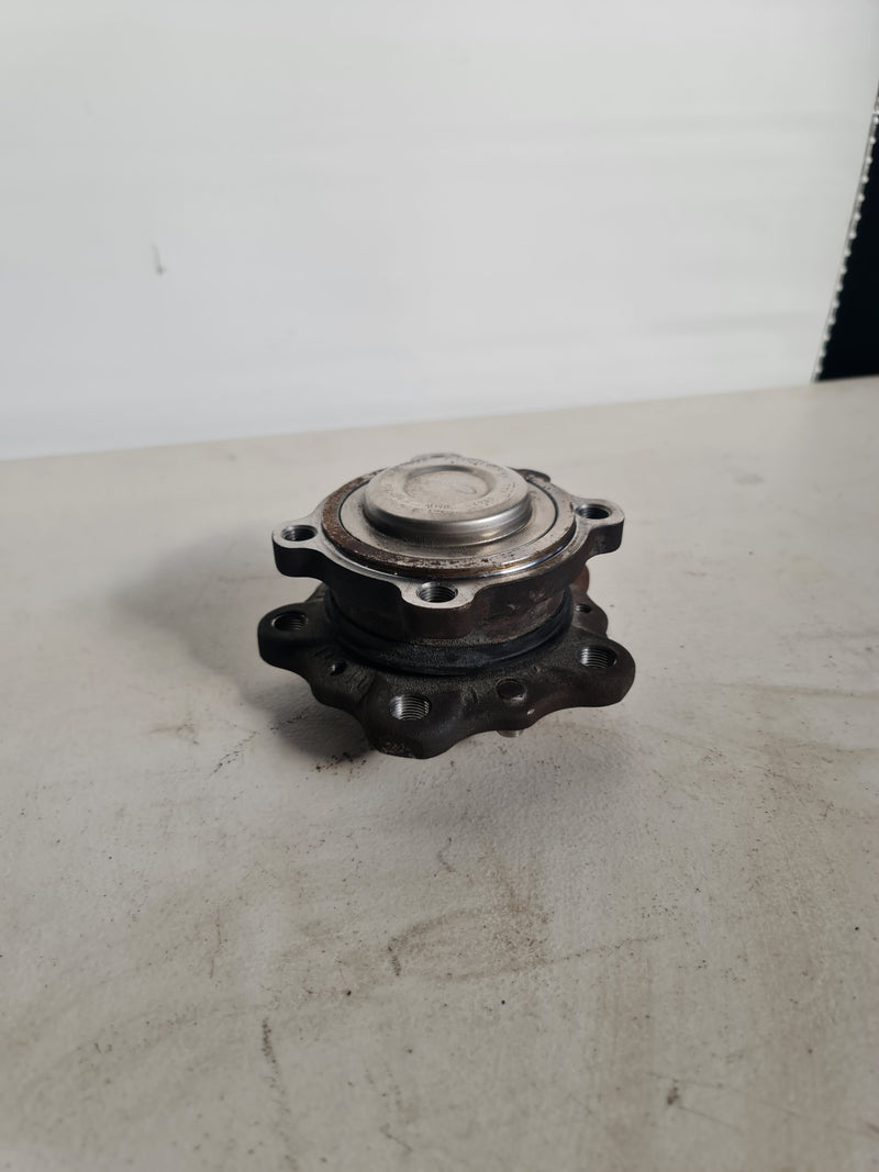 BMW front wheel hub with bearing for 2015-2020 models, part 31-20-7-857-506, showing the hub and bearing assembly.
