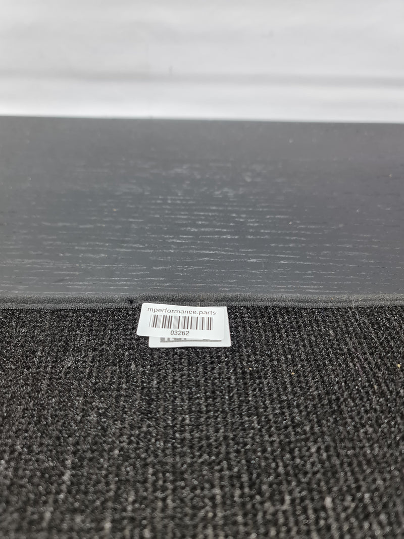 BMW F82 M4 passenger front floor mat by MPerformance.parts, black rubber mat with textured surface for interior protection.