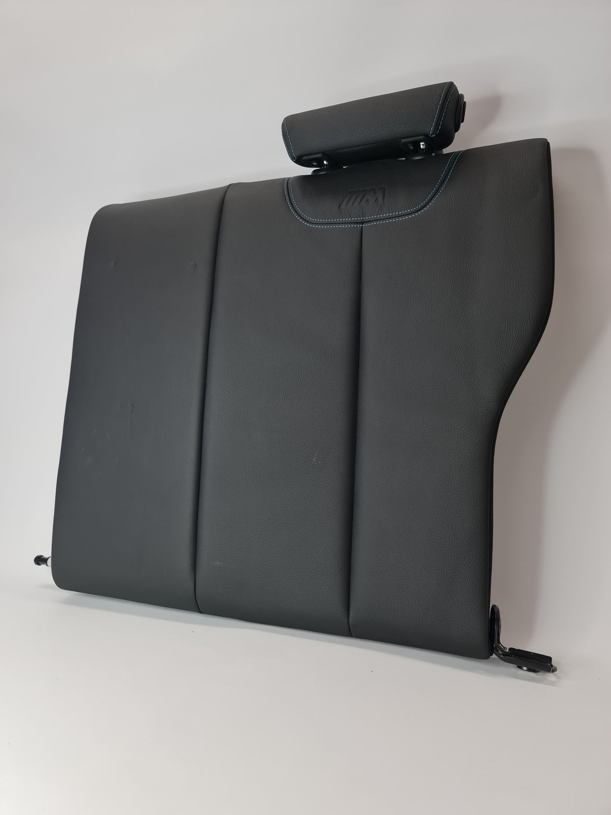 BMW F87 M2 Rear Left Seat N/S Backrest Cover Cloth Leather Black Blue - MPerformance.parts