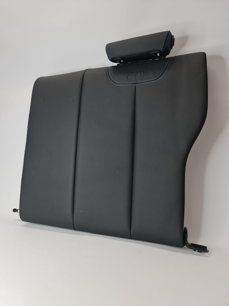 BMW F87 M2 Rear Left Seat N/S Backrest Cover Cloth Leather Black Blue - MPerformance.parts