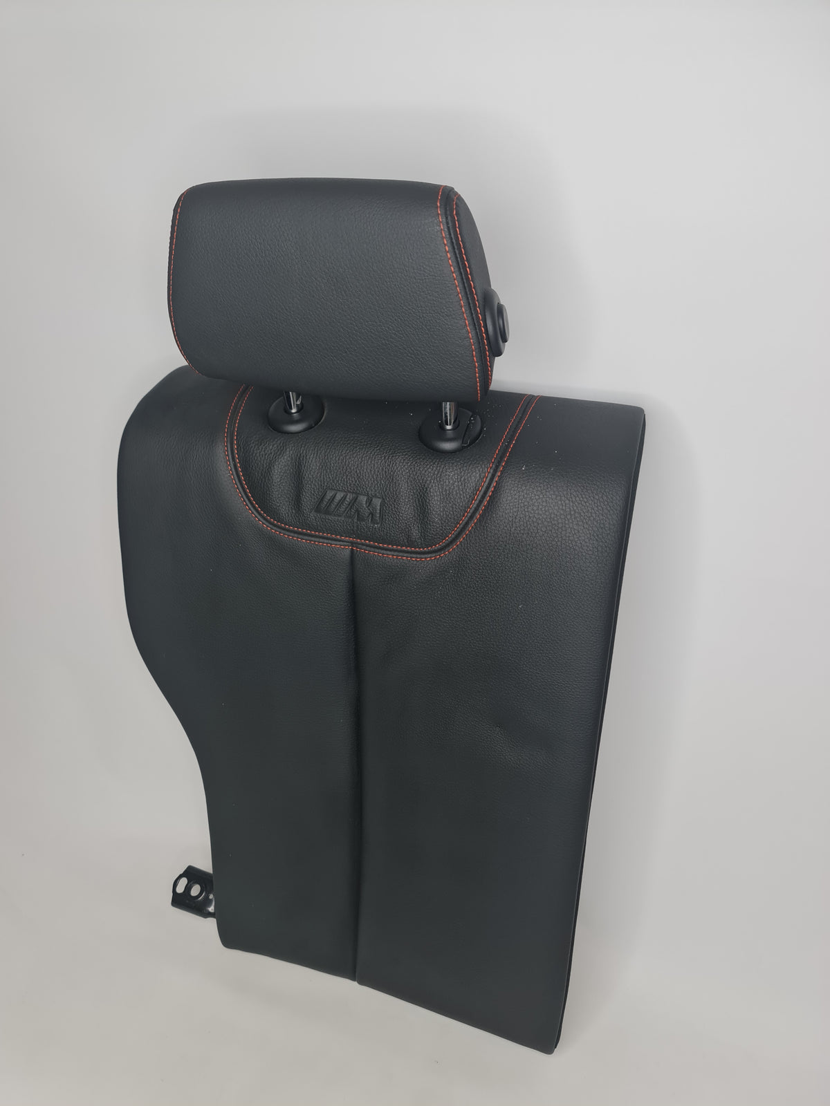 BMW F87 M2 Rear Right Seat O/S Backrest Cover Cloth Leather Black Orange - MPerformance.parts