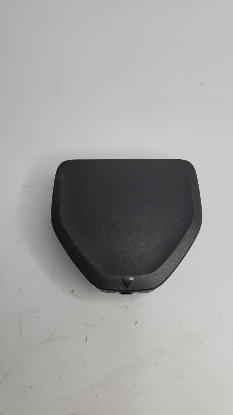 BMW G80 M3 safety warning triangle cover holder by MPerformance.parts, showing the black plastic accessory for secure storage.