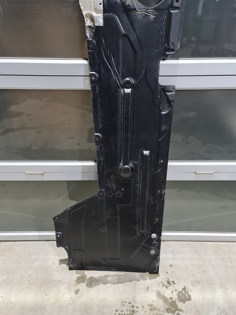 BMW M2 M3 M4 F80 F82 F83 F87 under body paneling undertray right side, OEM car underbody protection part.