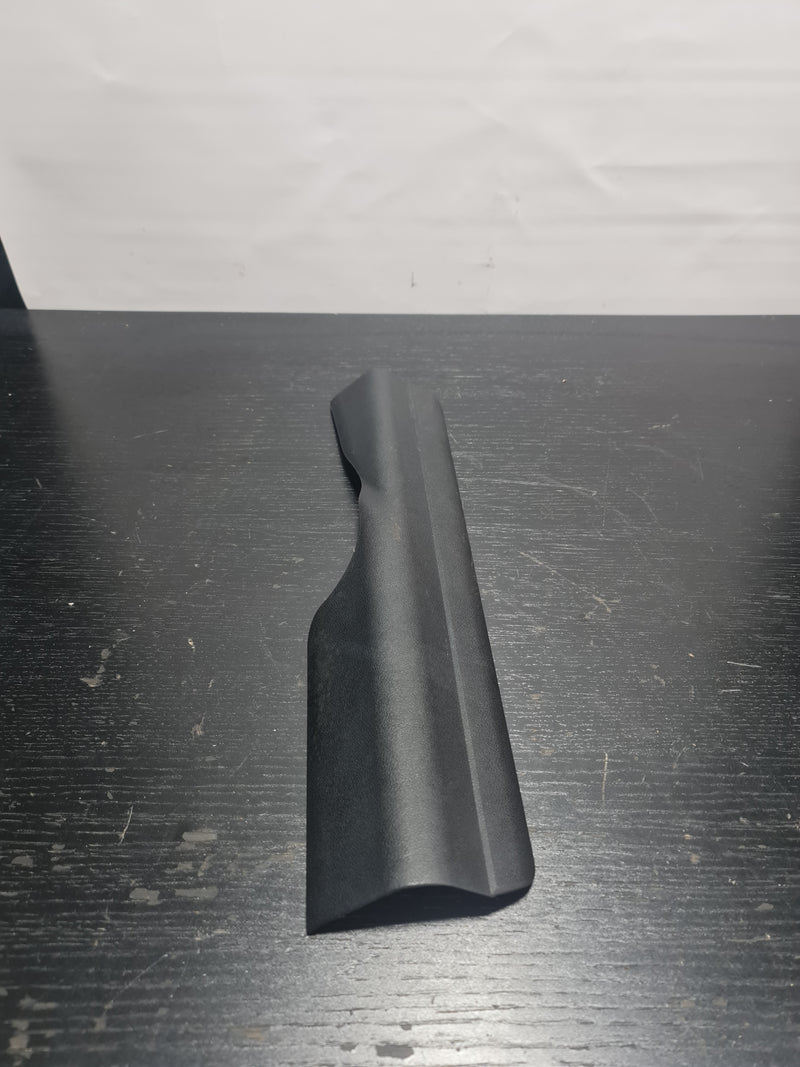 BMW M3 G80 rear seat trim cap cover by MPerformance.parts, showing close-up of black plastic trim piece on rear seat.