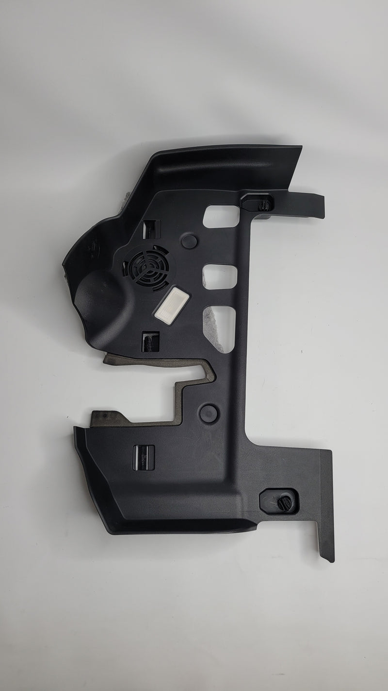 BMW M3 G80 under dash right trim cover panel from MPerformance.parts, showcasing the sleek, fitted dashboard interior detail.