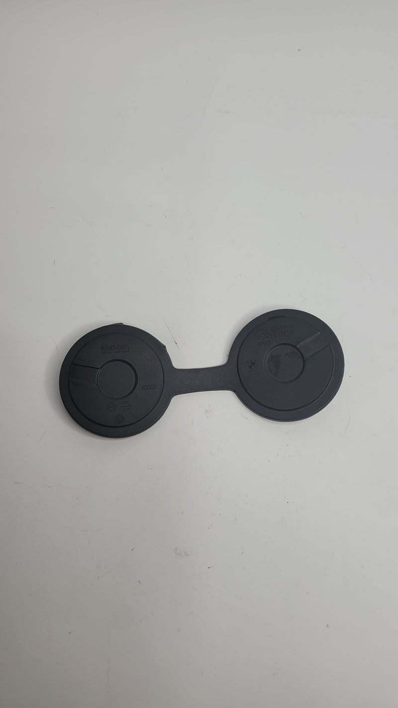 BMW M3 G80 XDrive center console cup holder insert by MPerformance.parts, durable black plastic fit for interior storage.