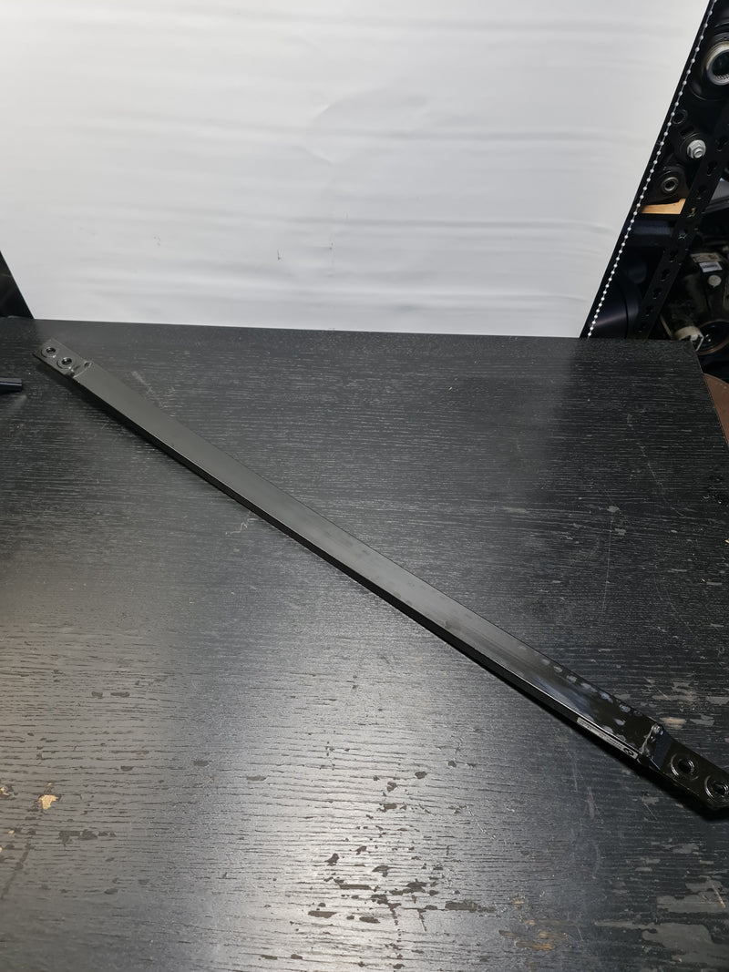 BMW M3 M4 G80 G82 G83 Upper Strut Tower Brace Bar by MPerformance.parts, showing the black metal suspension component.