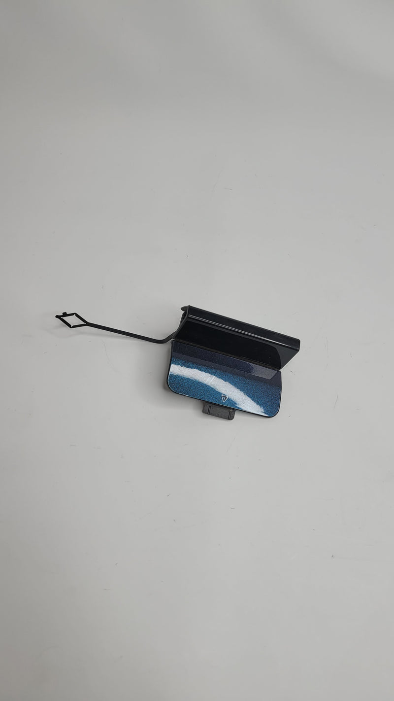 BMW M3 M4 G80 G82 rear bumper tow hook cover cap lid upper and lower set, factory replacement from MPerformance.parts