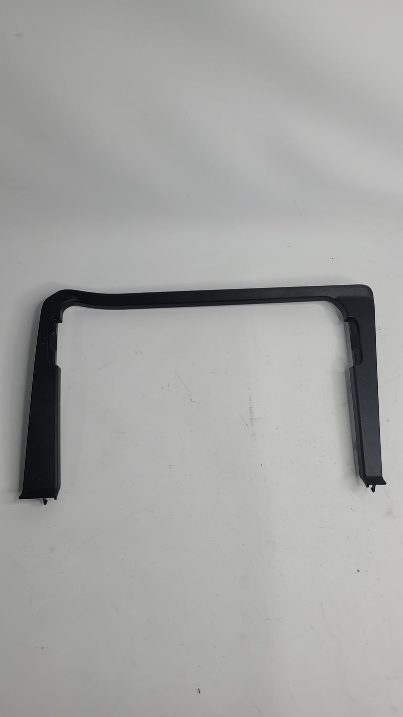 BMW G80 M3 passenger-side glove box opening surround cover trim panel by MPerformance.parts, showing sleek black finish and precise fit.