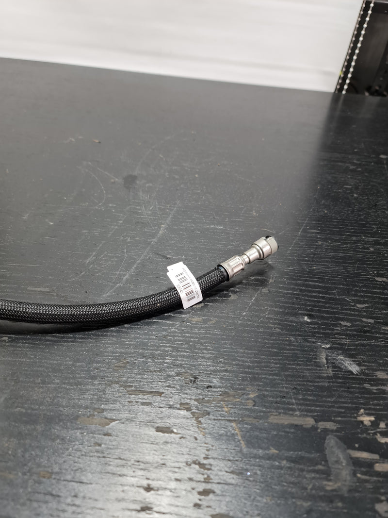 BMW M3 M4 G80 G82 G83 fuel line hose by MPerformance.parts, showing the durable rubber hose with metal fittings.