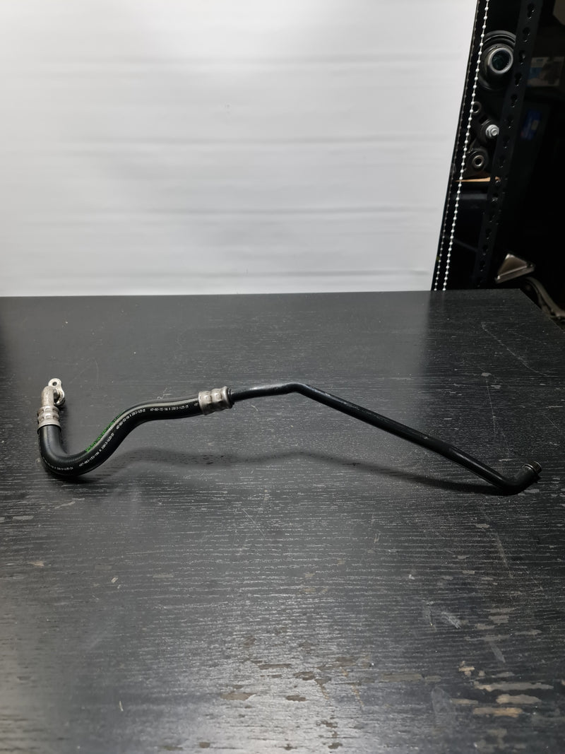 BMW F80 F82 F83 M2 M3 M4 S55 engine oil cooler lines by MPerformance.parts, showing metal hoses and fittings for cooling system.