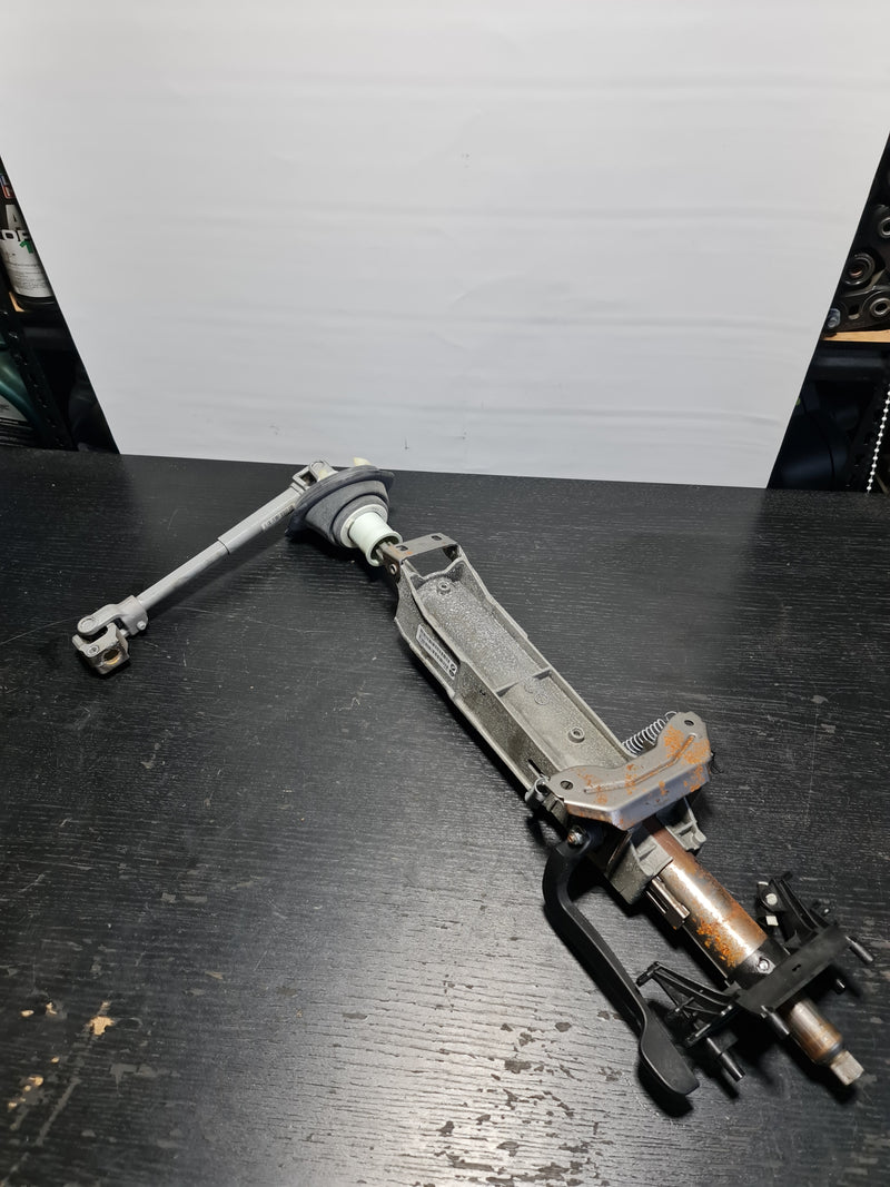 BMW M3 F80 steering column ECU for camera-based driver support by MPerformance.parts, designed for enhanced driving assistance.