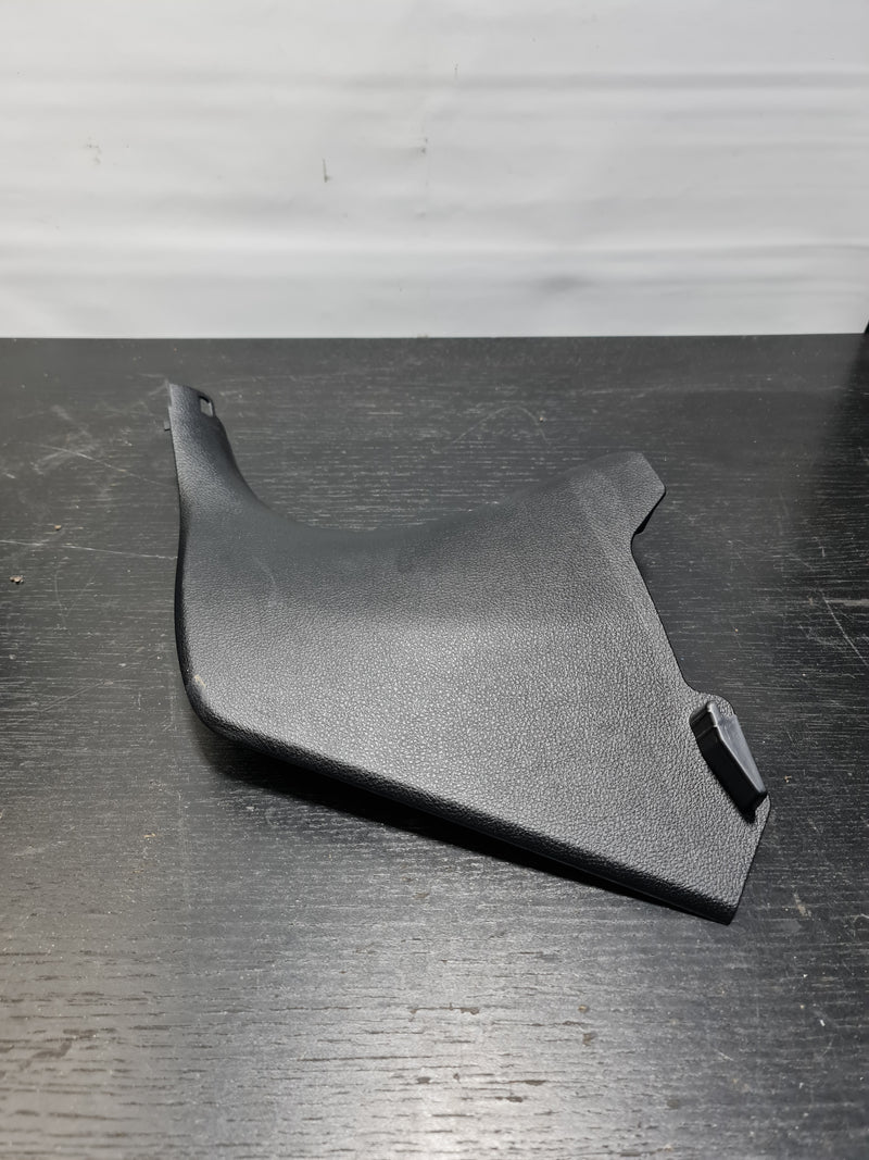 BMW M3 F80 Competition footwell trim cover left by MPerformance.parts, showing the black interior trim for the driver side.