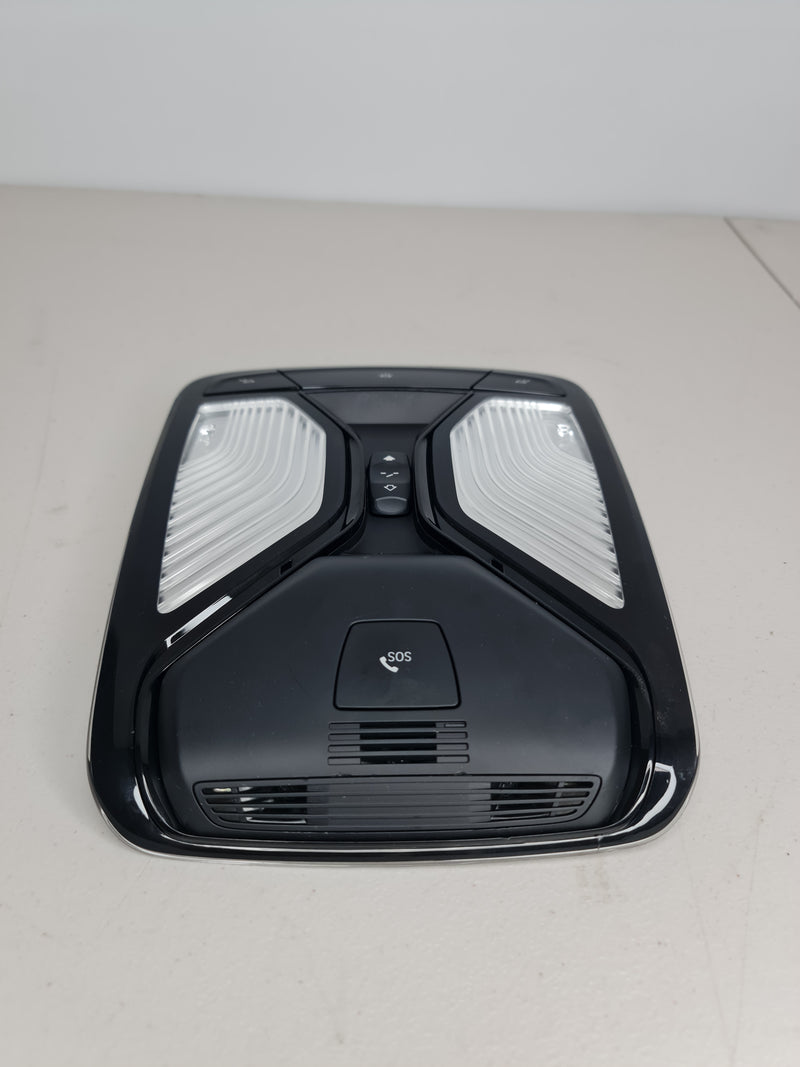 G80 M3 roof control panel with sunroof control switch, black finish, mounted on vehicle ceiling for easy sunroof operation.