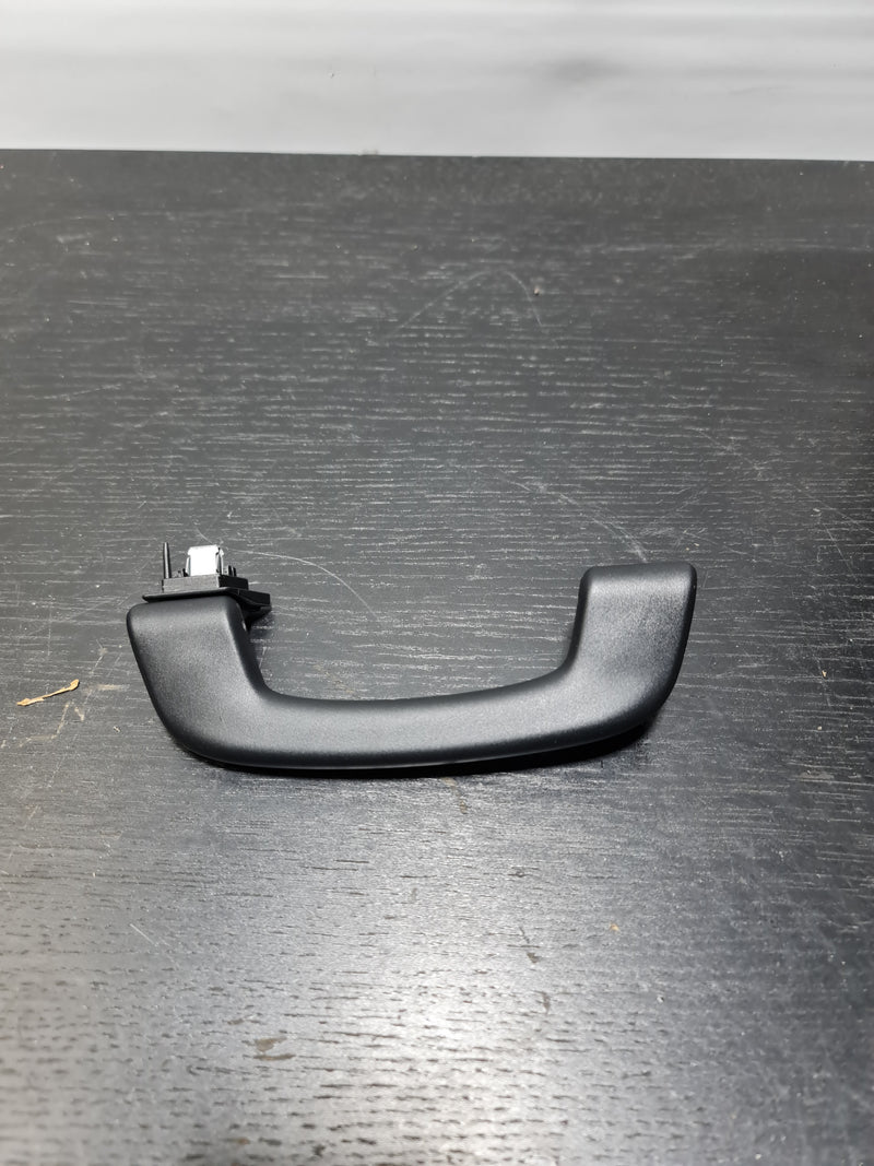 Black F80 roof grab handle arm holder by MPerformance.parts, made from durable PA6GF30 material, designed for easy vehicle interior grip.