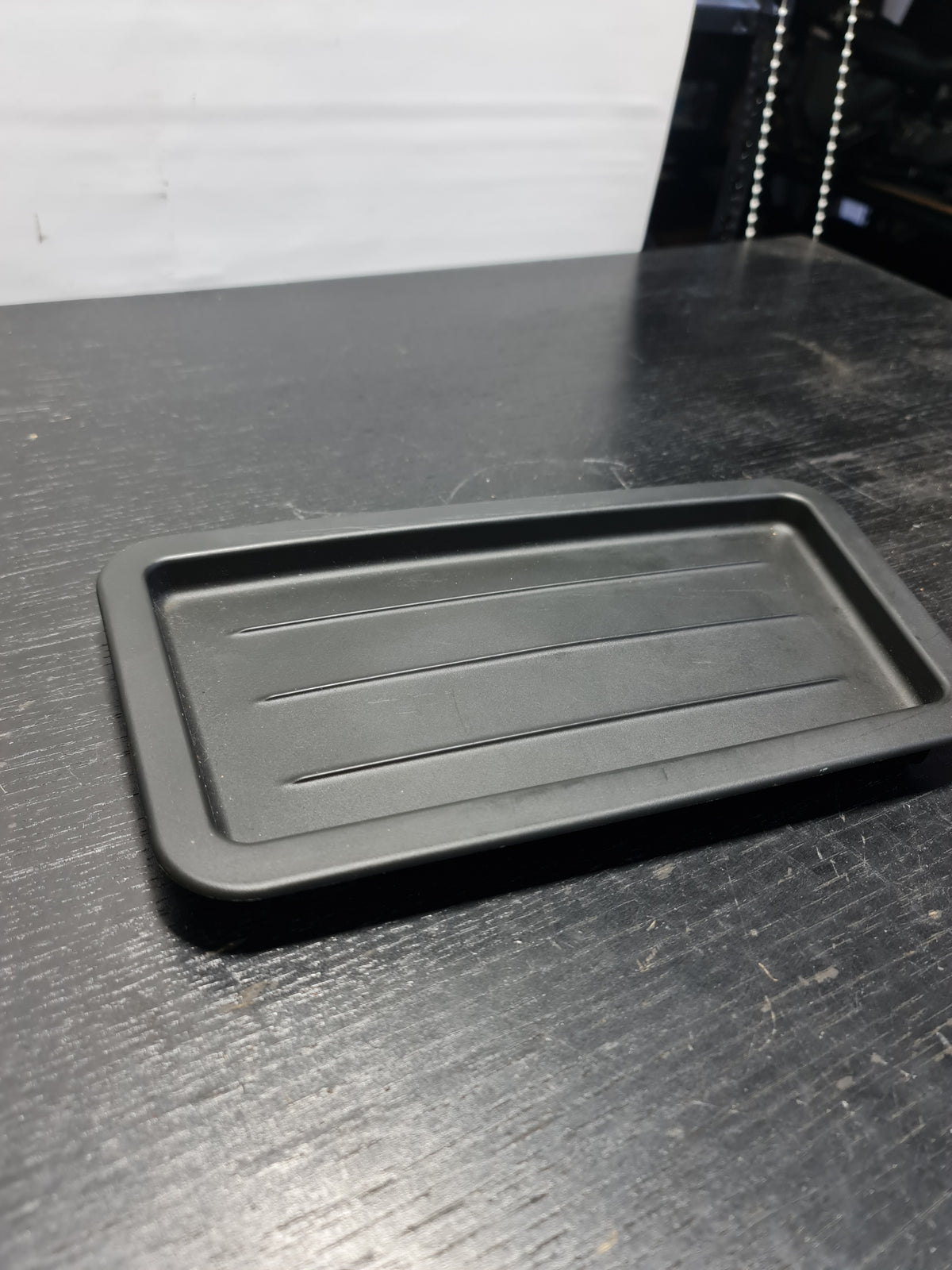Interior rear storage tray left cover for BMW M4 F82, part of MPerformance.parts rear boot storage trim panel.