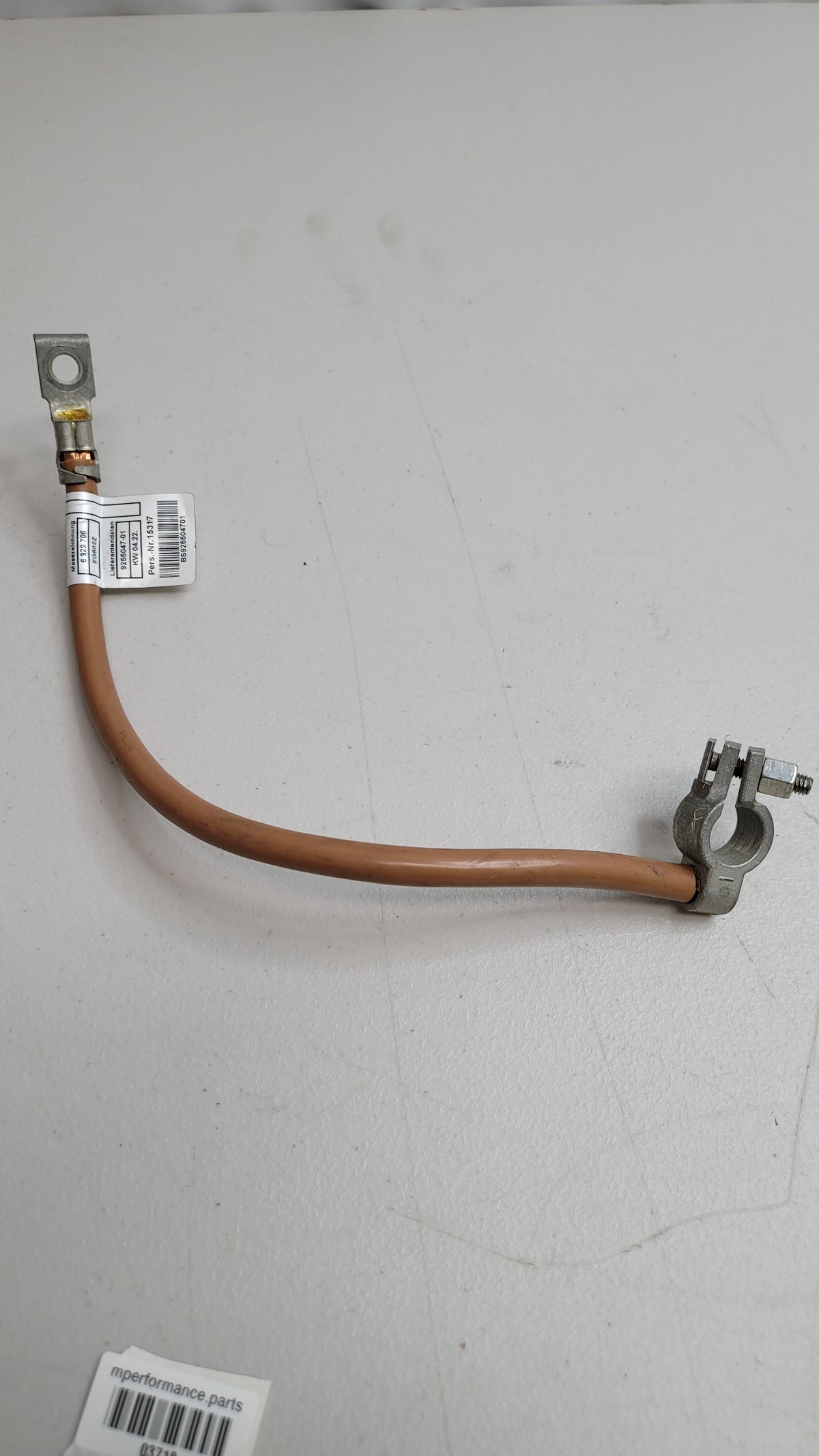BMW 1 E81 Negative Battery Cable 61129255047 9255047 - MPerformance.parts