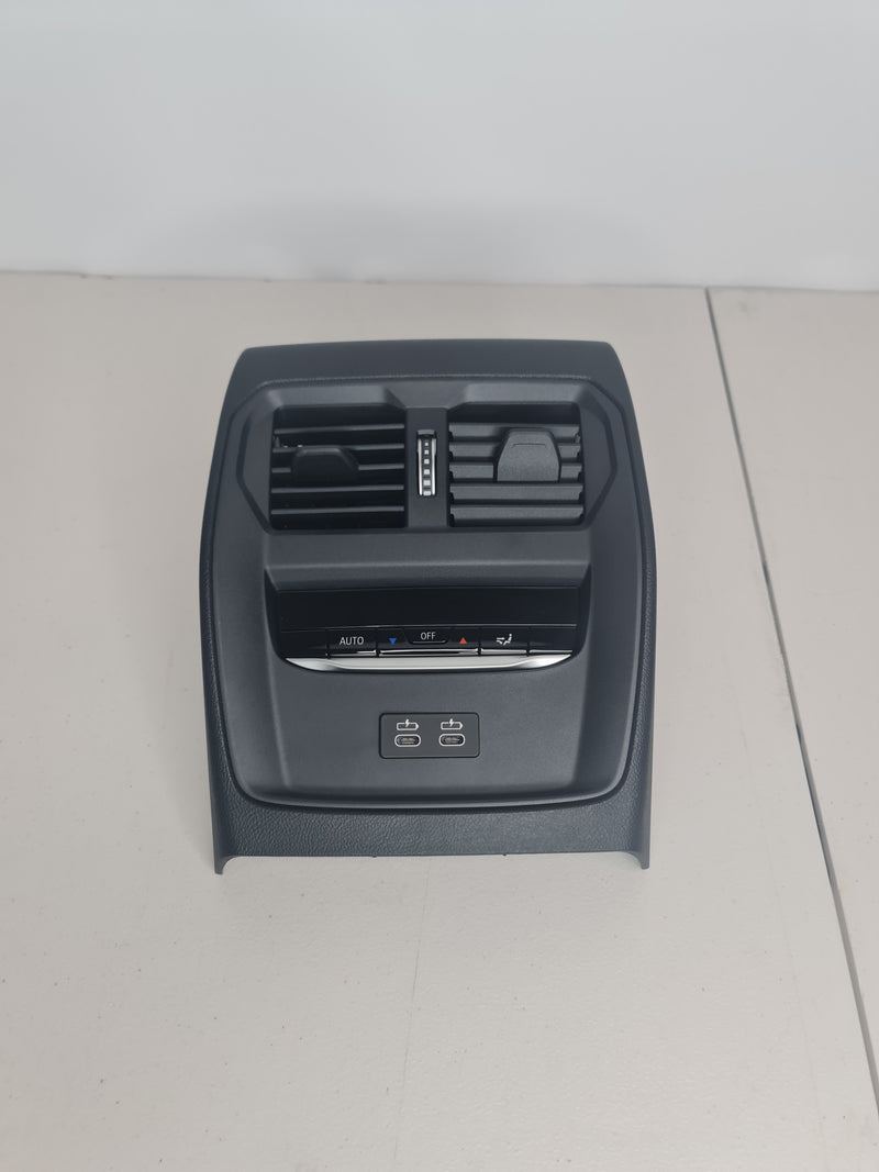 BMW M3 G80 rear air conditioning controls for climate and heater system, part from MPerformance.parts.