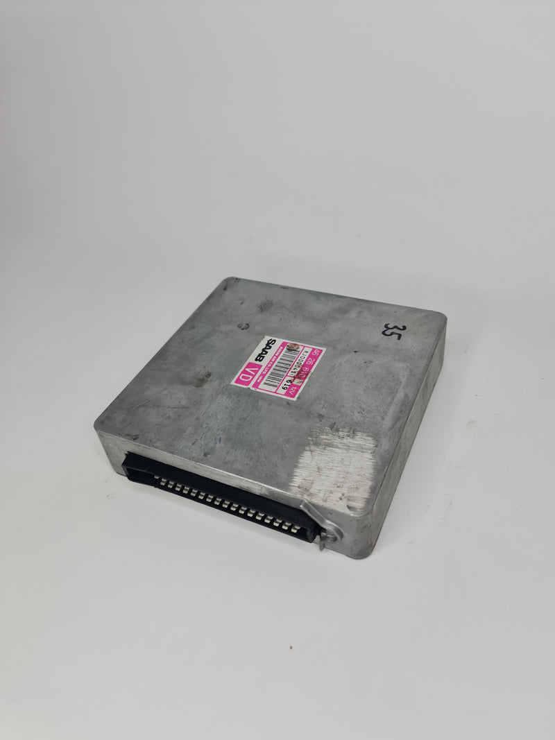 Saab 900 TCM transmission computer by MPerformance.parts, showing the electronic control module with connectors and circuit board.