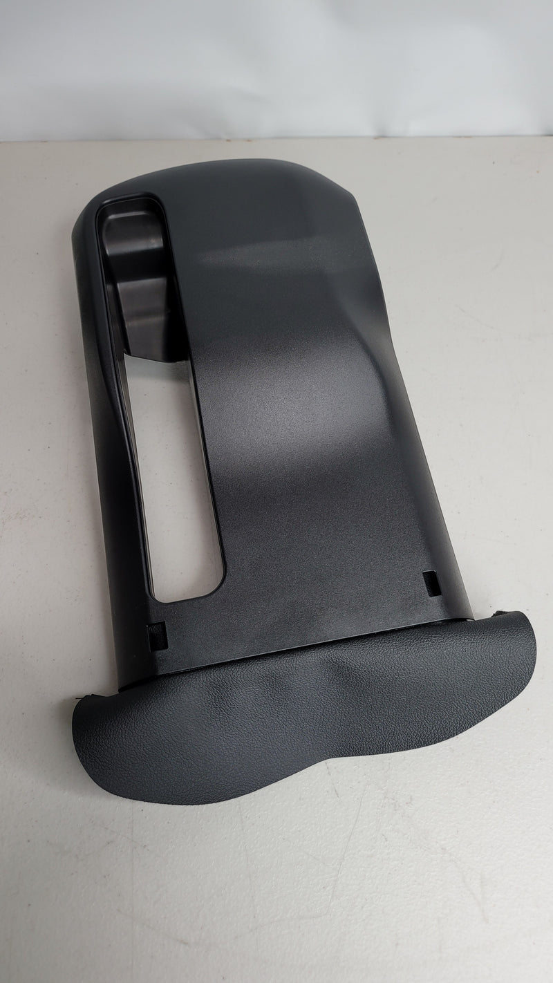 BMW G80 M3 trim steering column bottom panel from MPerformance.parts, showing the black finish and precise fit for the steering column.
