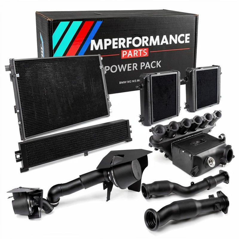 MPerformance Power Pack for BMW M2 M3 M4 G87 G80 G82 S58 3.0T - chargecooler, intake and cooling kit in MPerformance packaging