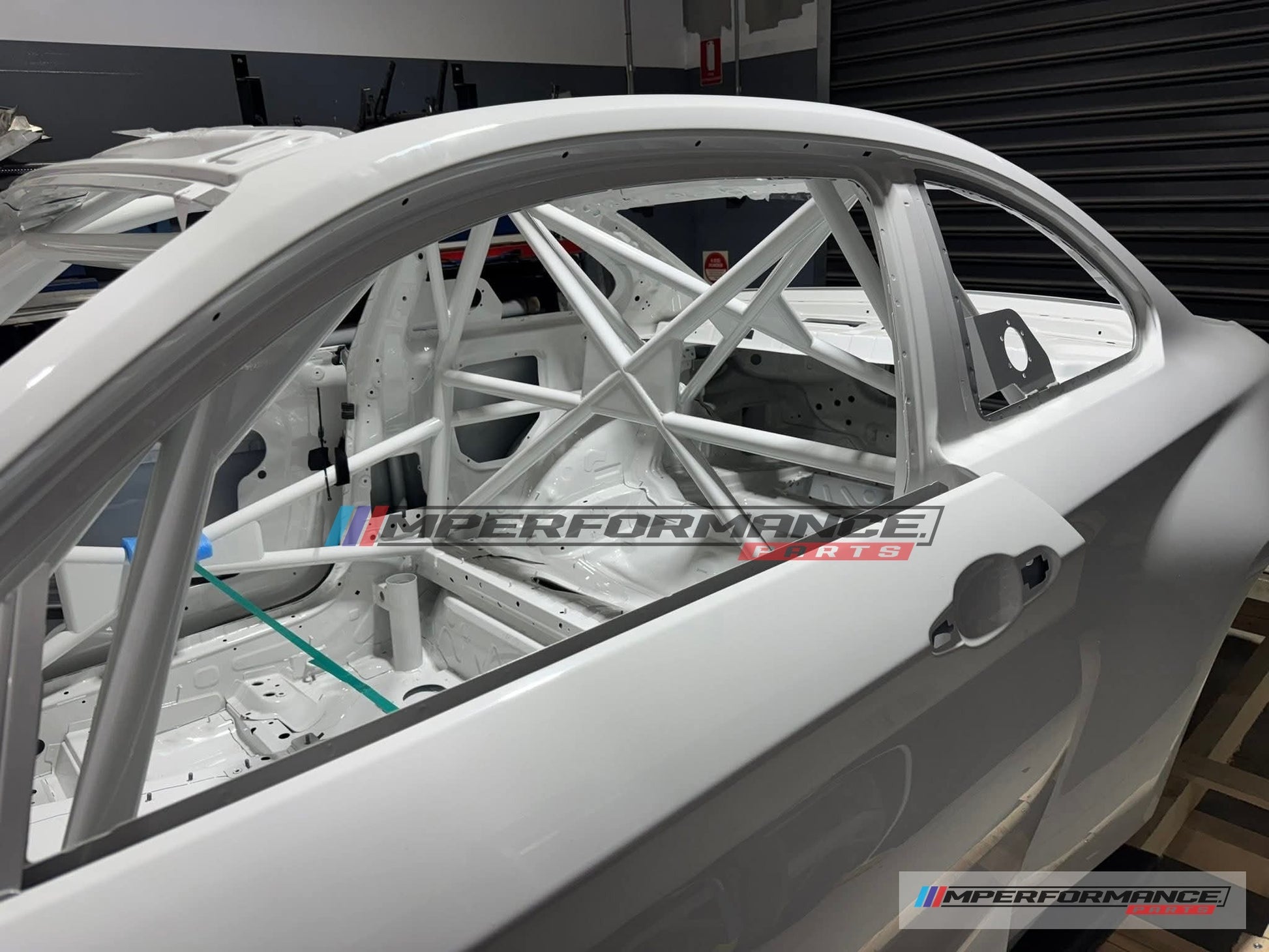 BMW F87 M2 CS Racing painted body shell FIA roll cage OEM BMW Motorsport 41008438097 image 2