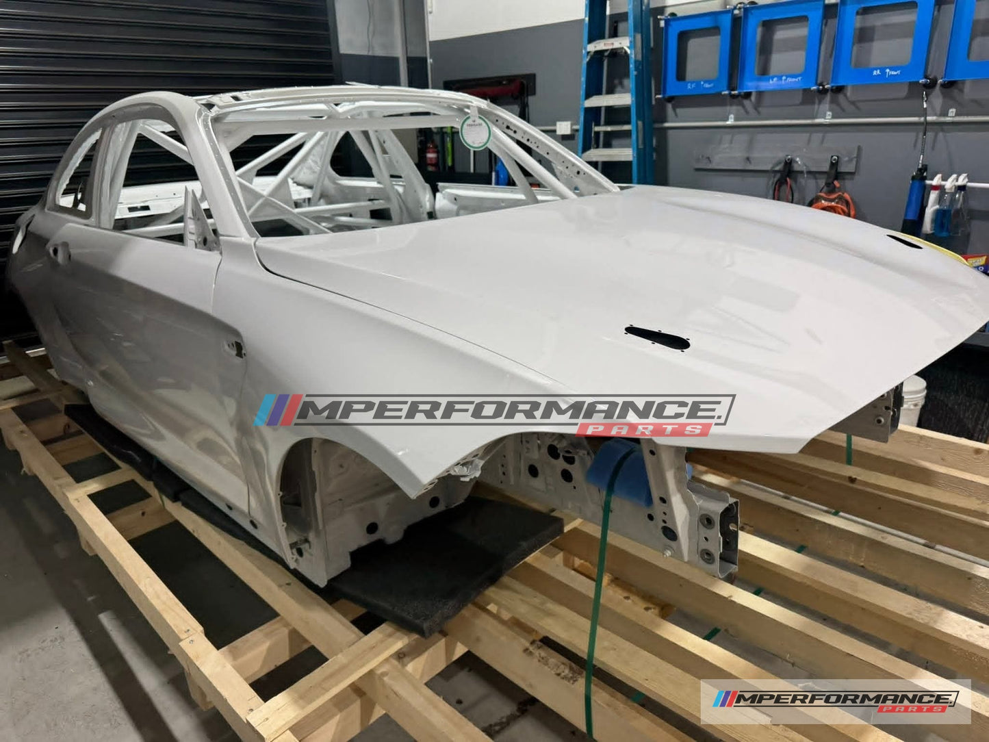 BMW F87 M2 CS Racing painted body shell FIA roll cage OEM BMW Motorsport 41008438097 image 8